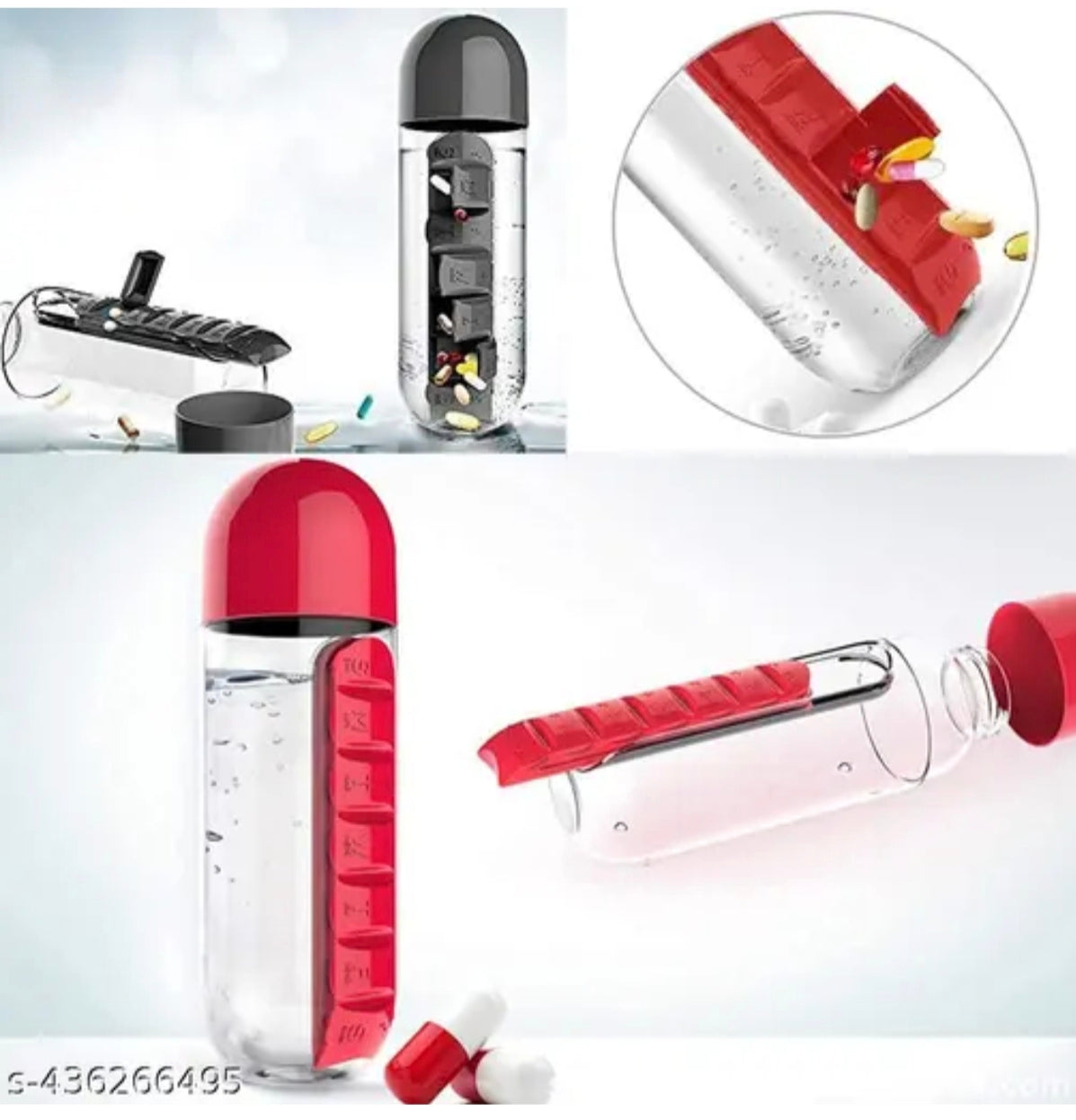 Weekly Pill Organizer Bottle