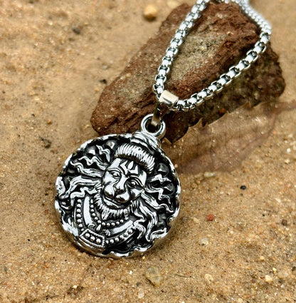 🕉️ Lord Hanuman Chain with Pendant (Pack of 4) – Spiritual Power Meets Style 🔗✨
