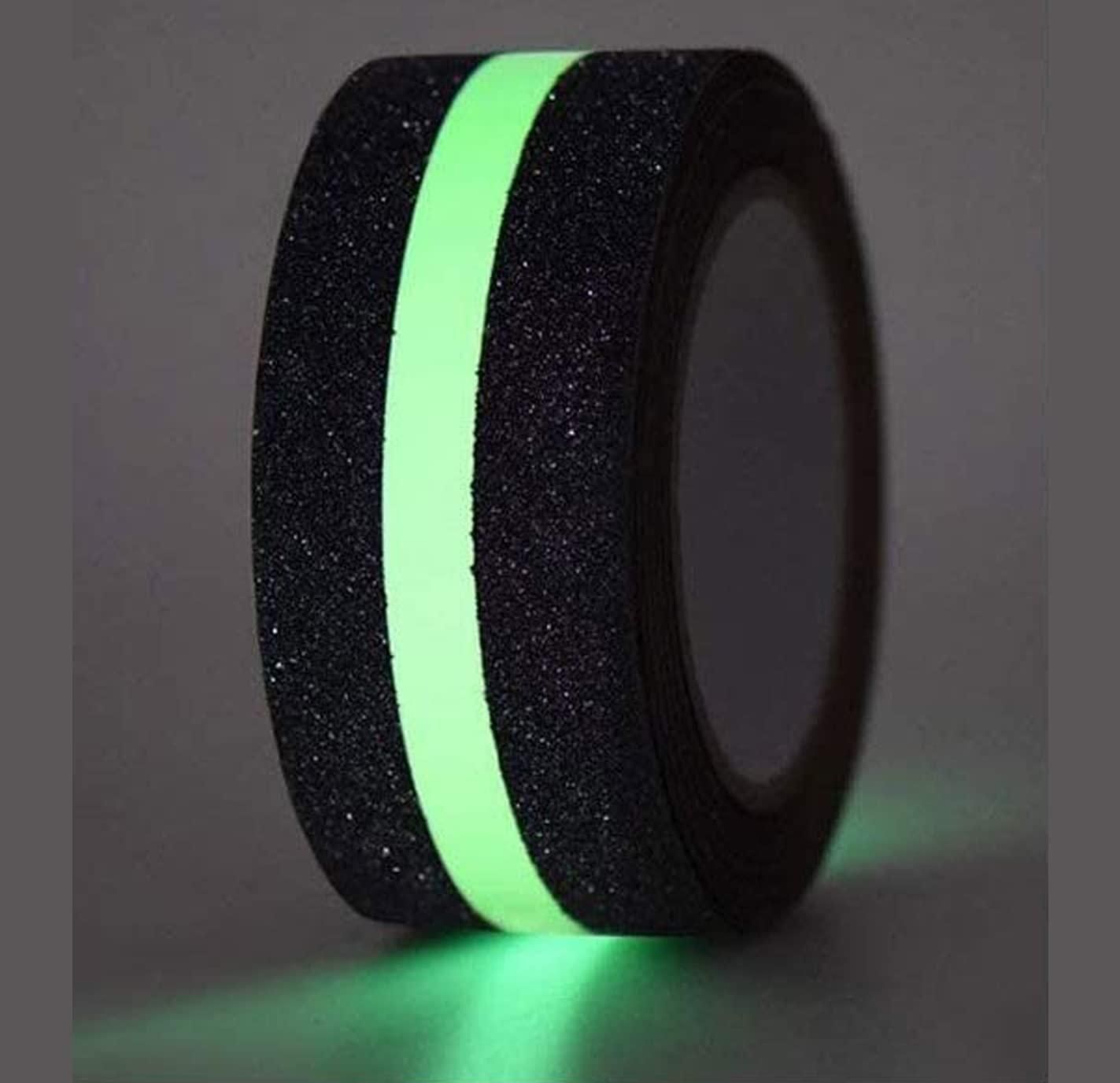 Anti Slip Glow Tape (5 Mtr) Anti-Slip Glow Tape 5M – Safety Grip with Night Visibility for Stairs, Ramps & Floors | Weather-Resistant Adhesive